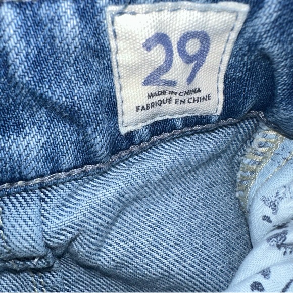 We The Free Wilshire Midi Denim Skirt 29 Blue - Picture 4 of 9